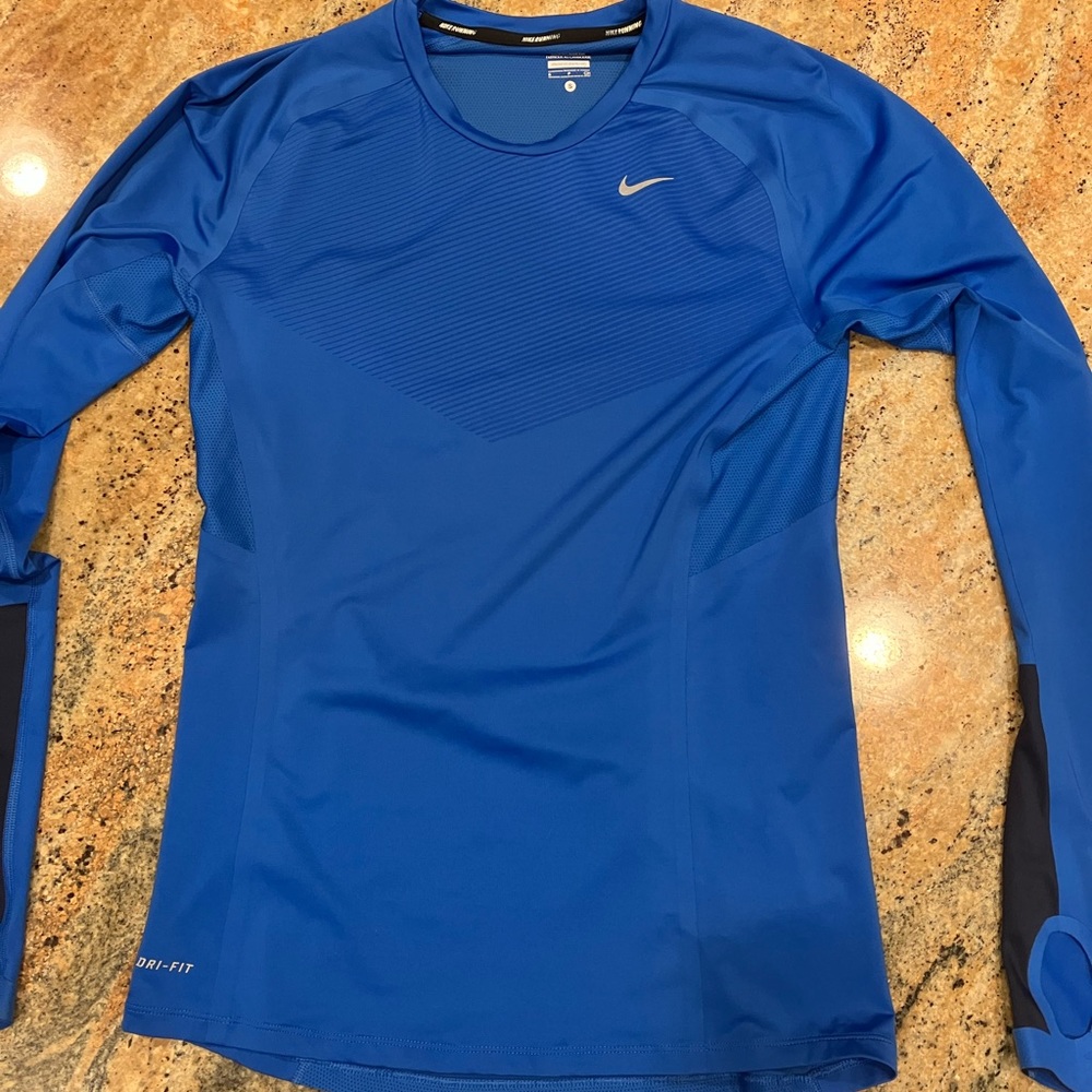 Nike Dri-fit running long sleeve top Size S